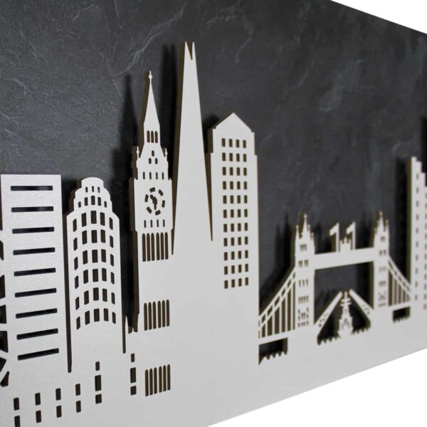 Skyline "London" - Beleuchtete Dekoration als Wandbild - Weltkarten & Skylines von merk!echt