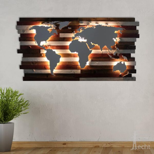 Weltkarte-Werbung-Sonderanfertigung-Wandbild-Beleuchtet-WeißesKontinente-Holz-Welt-Karte-XXL-WelkartenAusHolz-WeißeKontinente-KontinenteHolz