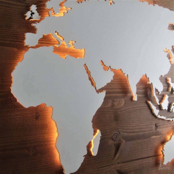 Weltkarte-Geschenk-Nussbaum-Wandbild-Beleuchtet-WeißesKontinente-Holz-Welt-Karte-XXL-WelkartenAusHolz-WeißeKontinente-KontinenteHolz