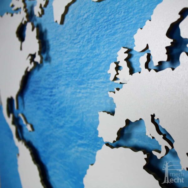 Weltkarte “Franklin” | Hintergrund: Wasser (Dekor)